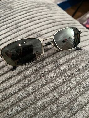 Revo Silver Metal Sunglasses with Dark Gray Lenses Mens